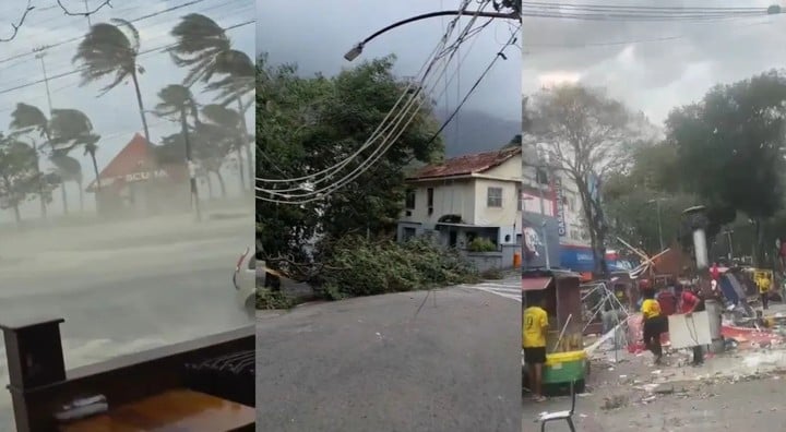Al menos cinco muertos tras registrarse fuertes vientos de más de 100 kilómetros por hora en Brasil