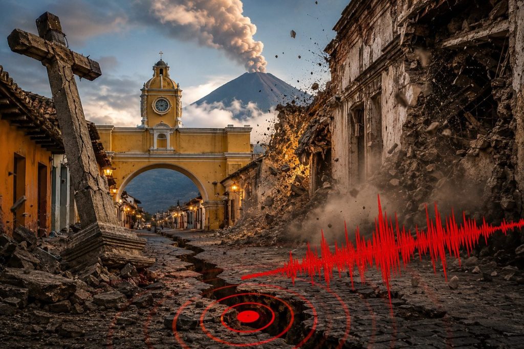 ¡Tiembla Guatemala! Sismo de 5.9 sacude el epicentro en Escuintla y fue sentido en casi todo el país