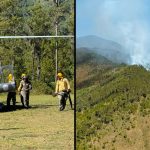 Controlan incendio en el Valle del Tetero tras despliegue de 25 bomberos forestales