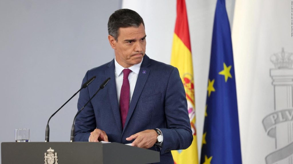 Sánchez denuncia “una violación de la integridad territorial de España”