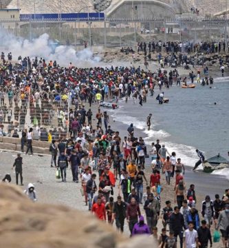 Saqueos y disturbios en España tras la entrada de miles de marroquíes