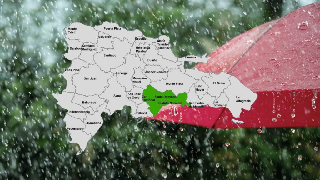 COE coloca tres provincias en alerta verde por vaguada