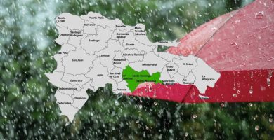 COE coloca tres provincias en alerta verde por vaguada