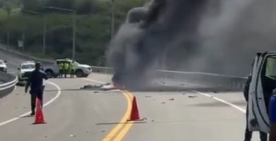 Motorista pierde la vida tras accidente en la circunvalación de Baní
