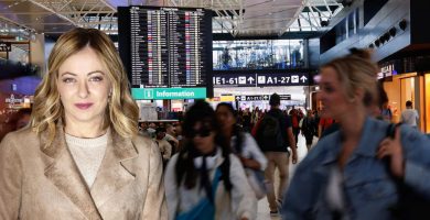 Italia activa controles en aeropuertos tras suspender Schengen a viajeros desde España