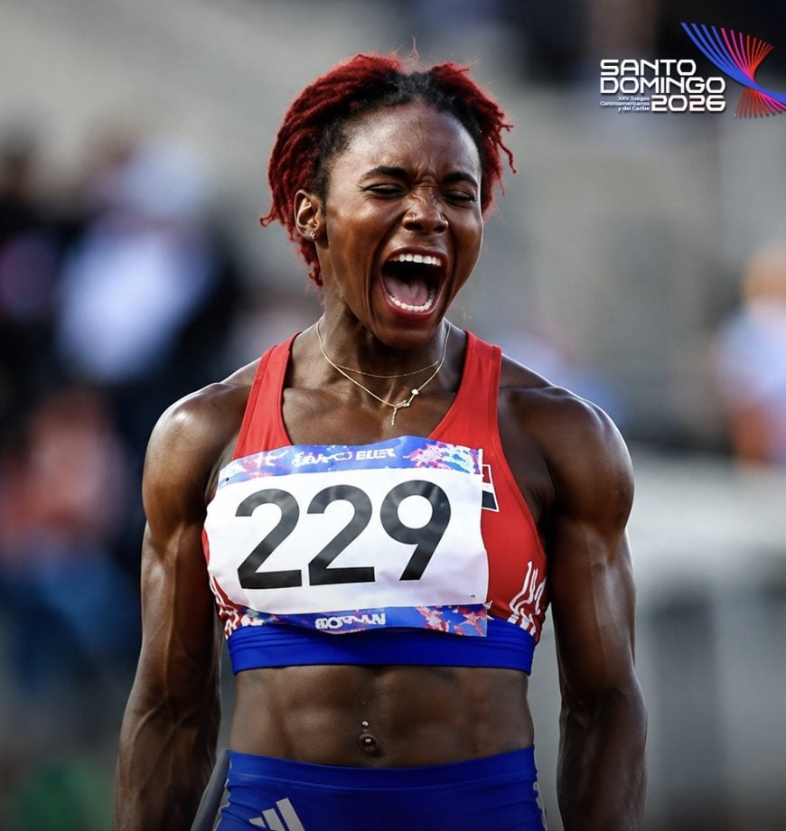 ¡Velocidad de oro! Liranyi Alonzo rompe récord en los 100 metros con tiempo de 11.10 segundos en Santo Domingo 2026SD 2026