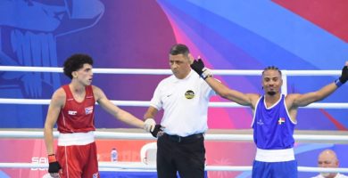El dominicano Junior Alcántara derrota 5-0 a Puerto Rico y sigue en camino al oro