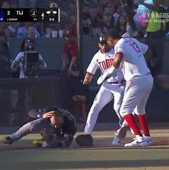 Danry Vásquez protagoniza pelea en Liga Mexicana de Béisbol y revive historial de violencia