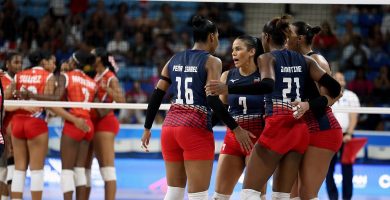 Las Reinas del Caribe mantienen su invicto tras vencer 3-0 a Cuba en los Juegos Centroamericanos