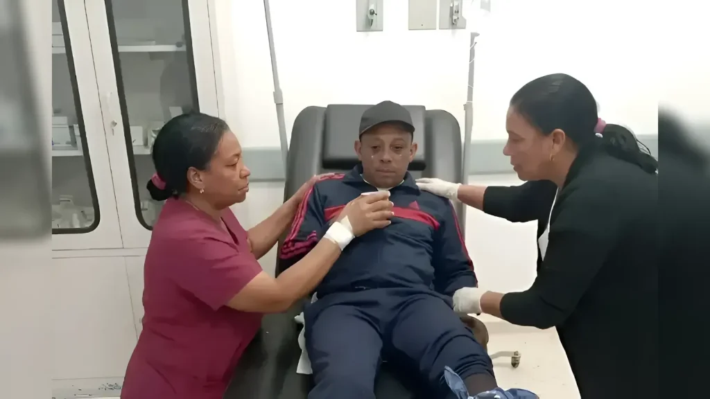 Trabajador experimenta incidente durante labores en Monte Plata