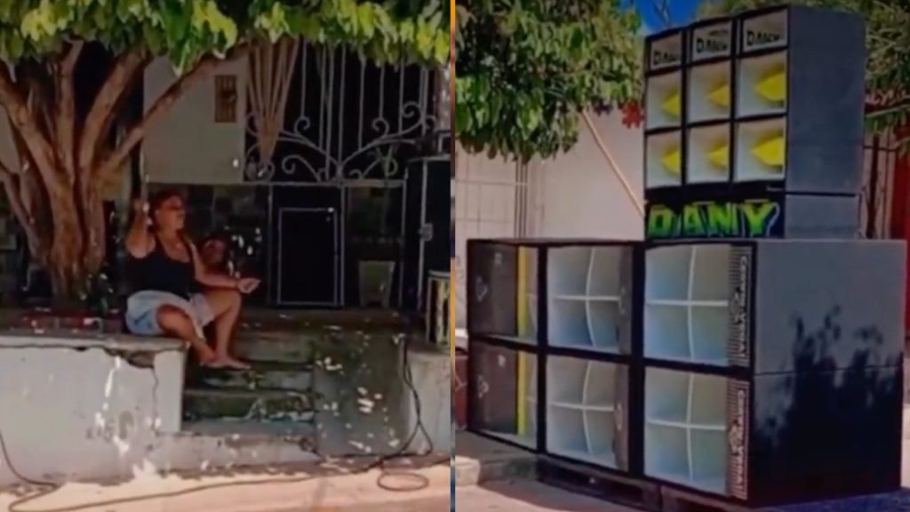 Mujer usa pick-up para responder a vecino y lo reta a una pelea; video se vuelve viral