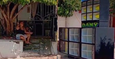 Mujer usa pick-up para responder a vecino y lo reta a una pelea; video se vuelve viral