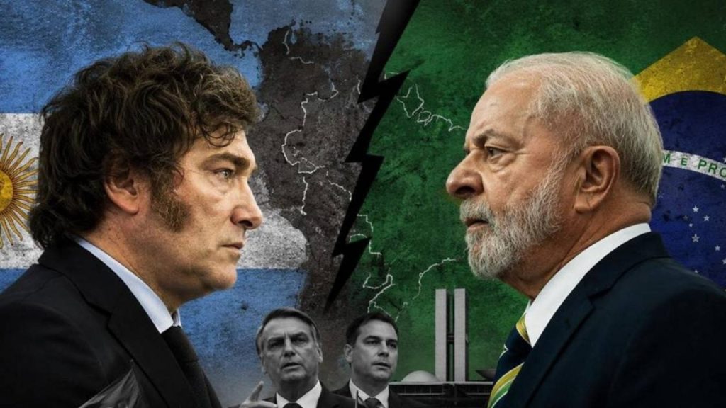 “Que Brasil se pinte de azul” Milei desafía a Lula y lanza mensaje sobre el futuro de Brasil