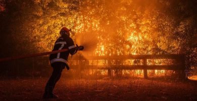 Francia detiene 402 personas por incendios forestales