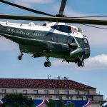 El helicóptero de Donald Trump tuvo un acercamiento en vuelo con un avión comercial en Washington