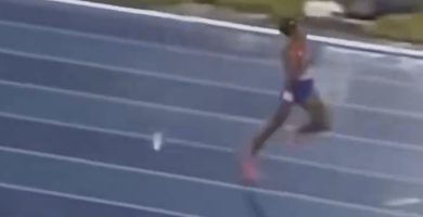 ¡Botella a la pista! Indignación por lanzamiento durante competencia que ganó Marileidy Paulino