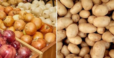 Papa y cebolla suben de precio