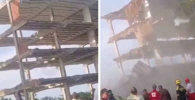 Dos personas muertas y otra herida tras derrumbe en el centro de Cuba