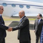 Presidente Abinader llega a Cali para participar en la transmisión de mando presidencial de Colombia