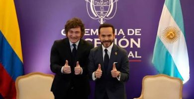 “¡Viva la libertad, carajo!”: el saludo entre Abelardo De La Espriella y Javier Milei marca la previa de la posesión presidencial en Cali