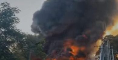 Incendio de gran magnitud afecta vertedero de Cancino Segundo; investigan origen del fuego
