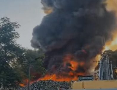 Incendio de gran magnitud afecta vertedero de Cancino Segundo; investigan origen del fuego