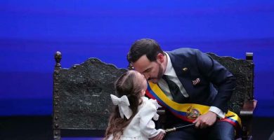 ¡Terremoto de ternura! Francesca, la pequeña hija de Abelardo que se robó el show en la posesión