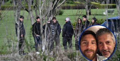 Lionel Messi da el último adiós a su padre junto a su familia