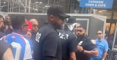 Se produce momento tenso con Alofoke en Manhattan durante parada