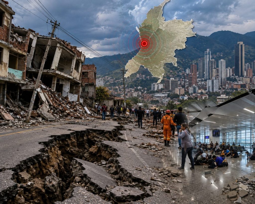 Al menos 21 muertos tras potente terremoto de magnitud 7,4 que sacudió Colombia