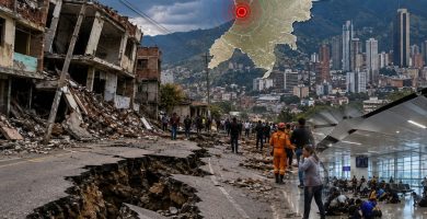 Al menos 21 muertos tras potente terremoto de magnitud 7,4 que sacudió Colombia