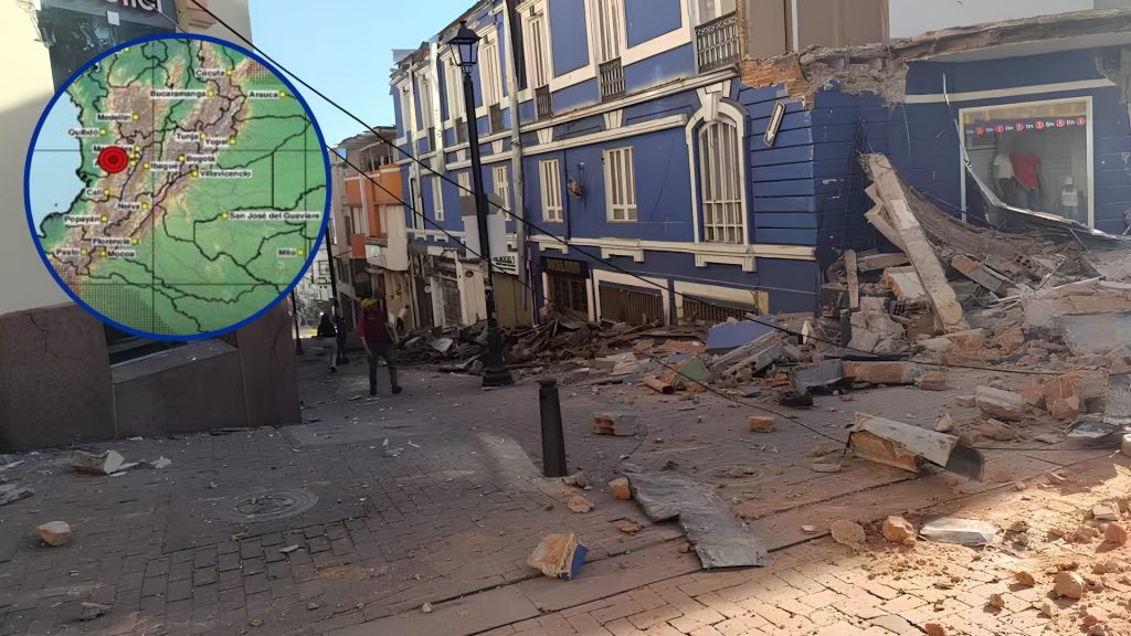 Temblor en Colombia deja al menos 70 muertos y derrumbes estructurales