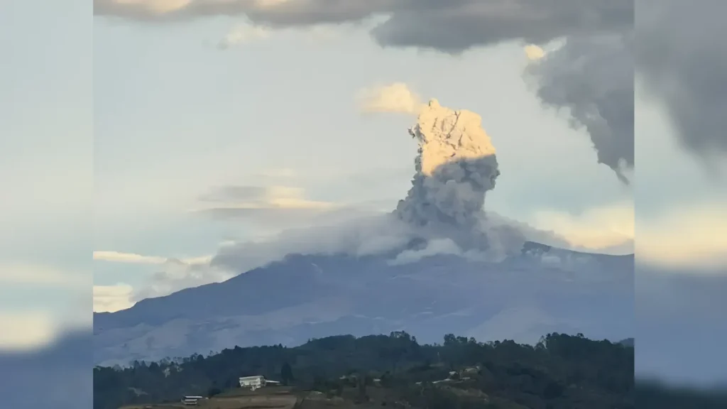 Volcán Puracé activa alerta tras sismo en Colombia