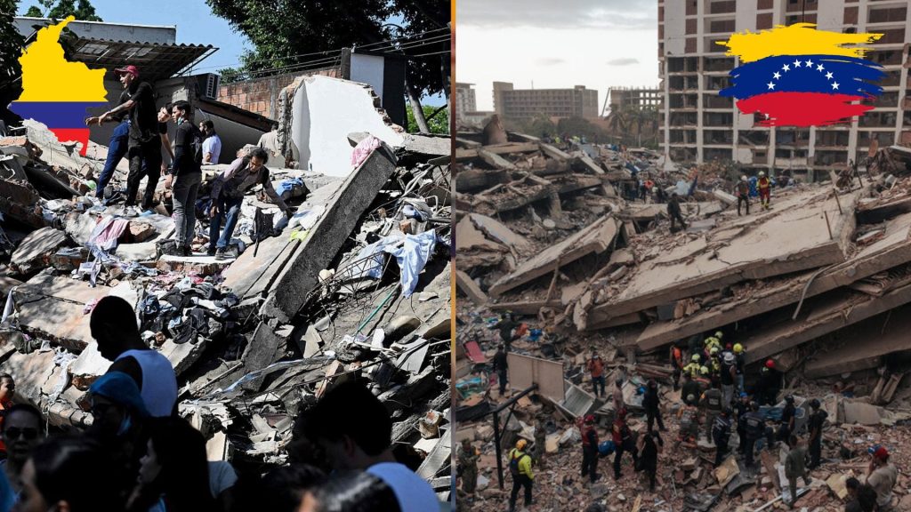 Primero Venezuela y ahora Colombia: dos fuertes terremotos sacuden la región