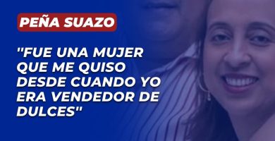 Peña Suazo despide a su esposa Ebelise Fabián