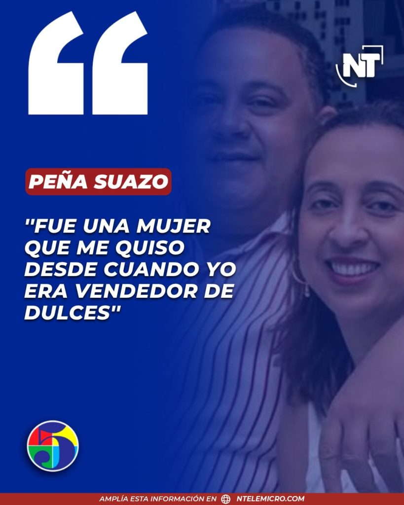 Peña Suazo despide a su esposa Ebelise Fabián