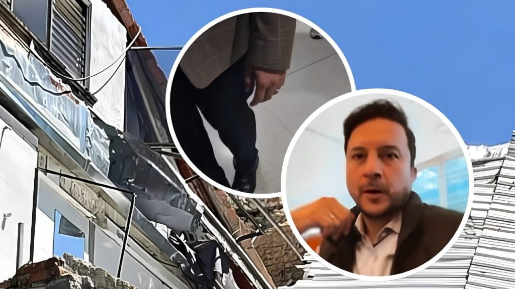 ¡No lpo dejó Salir ! Jefe causa indignación durante terremoto en Colombia