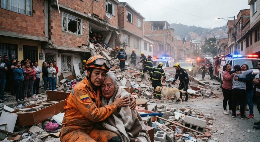 Suben a 224 los muertos tras terremoto de 7,4  que azotó este lunes el oeste de Colombia