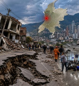Al menos 240 muertos en cuatro regiones de Colombia por el terremoto