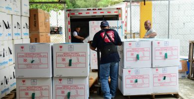 Salud Pública recibe más de 436 mil vacunas para reforzar inmunización infantil