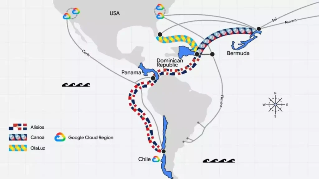 De Santo Domingo a Estados Unidos y Europa: Google conectará a RD con el mundo mediante cables bajo el mar
