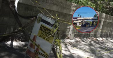 Residentes de Ciudad Real II denuncian daños en pared perimetral y riesgo de colapso