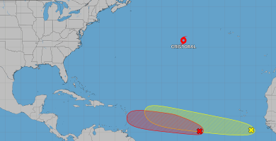Se forma la tormenta tropical Cristóbal en el Atlántico sin peligro inmediato en tierra