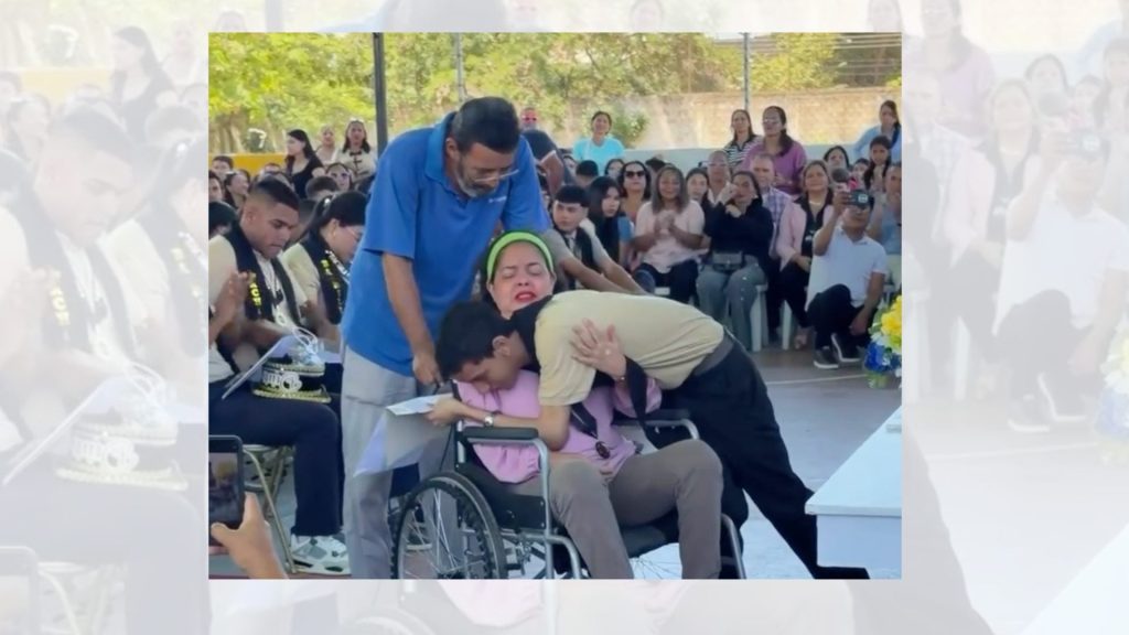 Ni el cáncer impidió que madre acompañara a su hijo el día de su graduación