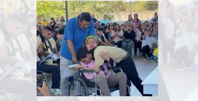 Ni el cáncer impidió que madre acompañara a su hijo el día de su graduación