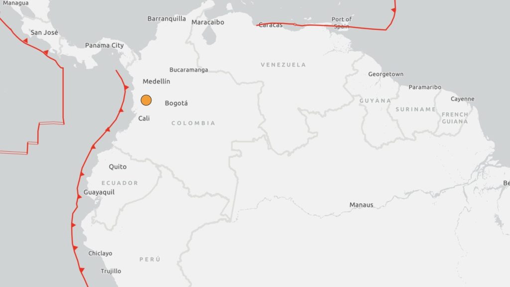 Colombia registró una réplica de magnitud 4,2 en la zona más castigada por el terremoto