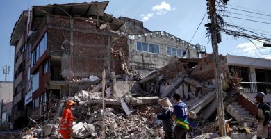 Colombia ya contabiliza 281 muertos y 379 desaparecidos por el terremoto