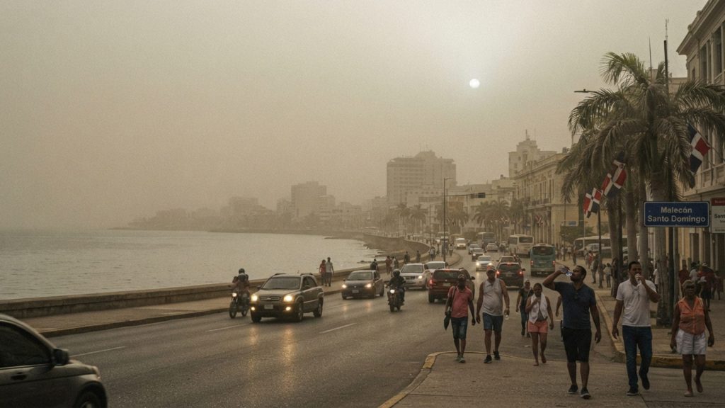 ¡No hay amenazas de ciclón! polvo del Sahara domina el Caribe y aumenta calor en RD