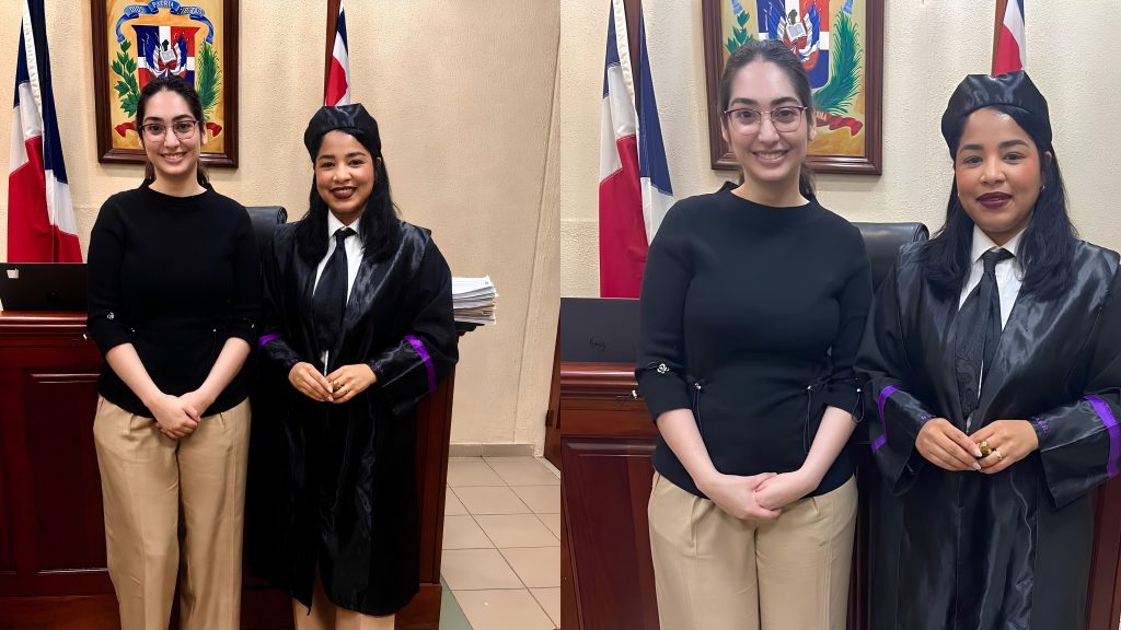 Hija de Abinader llega a los tribunales de RD como pasante de carrera judicial