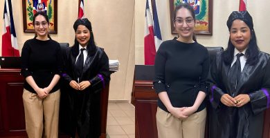 Hija de Abinader llega a los tribunales de RD como pasante de carrera judicial